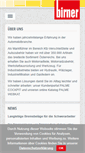 Mobile Screenshot of birner.at